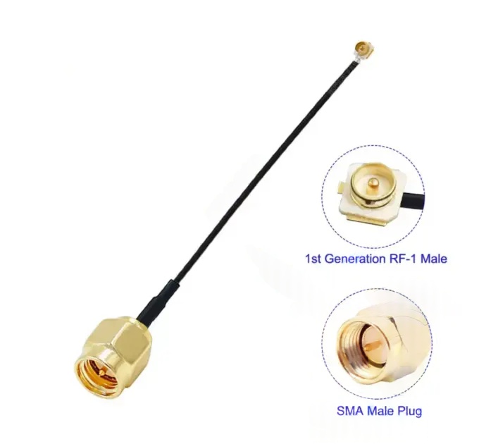 Пигтейл SMA male - U.FL-Male