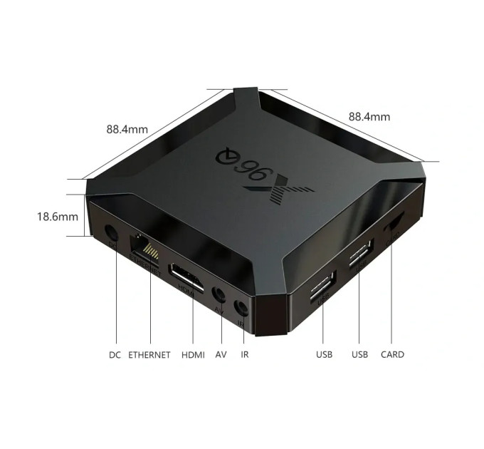 X96Q Smart TV Box (H313, 2/16G, Android 10)