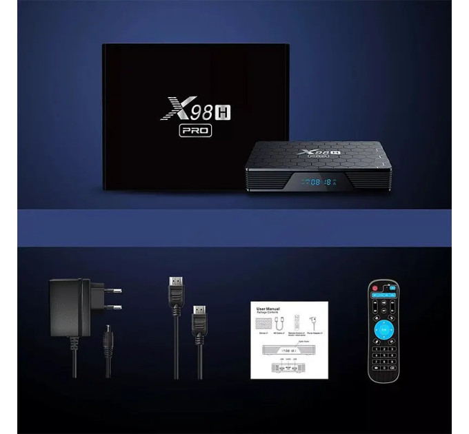 X98H PRO 2/16 (H618, Android 12, Bluetooth, Wi-Fi6)