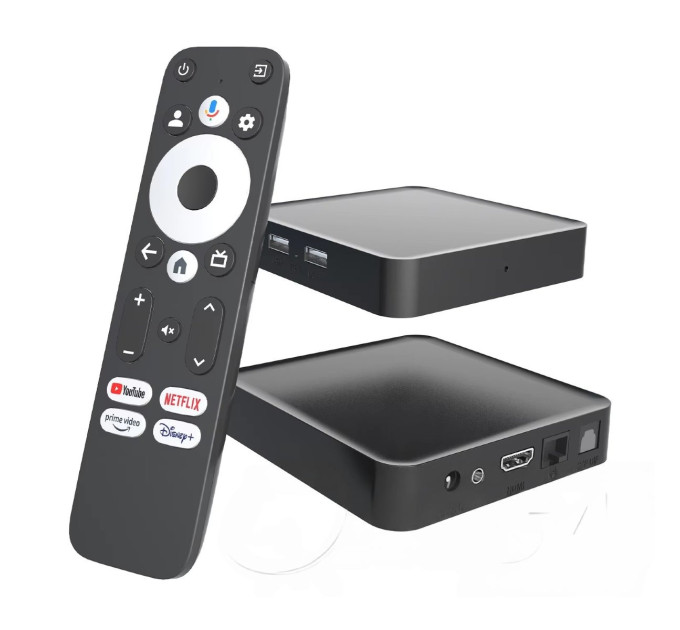 Смарт приставка для телевизора GD2 Google TV 4K (2GB/32GB) на Android 12