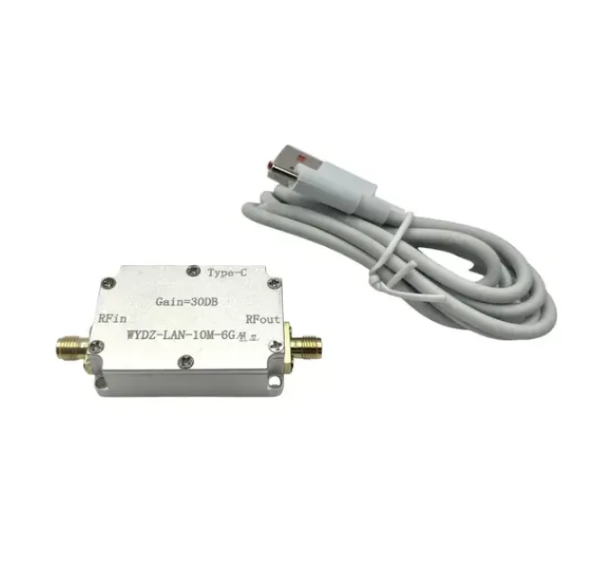 Малошумный усилитель LNA Low Noise Amplifier 30 dB 10M-6GHz МШУ