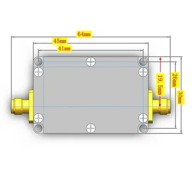 Усилитель 40db-5G-6GHz-2W