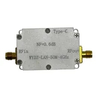 Широкополосный малошумящий усилитель XRRFSDR SMA-F 18dB 50MHz - 4GHz