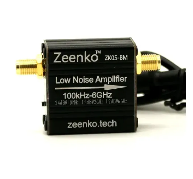Малошумный усилитель сигнала Zeenko ZK05-BM 10M-6GHz 235mA 20dB