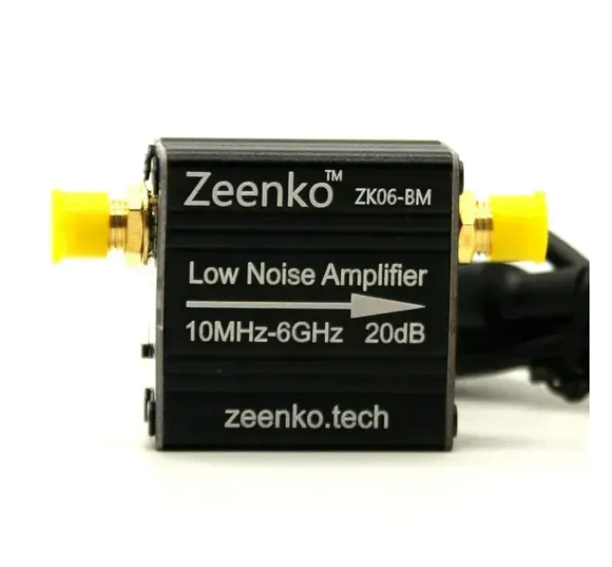 Малошумный усилитель сигнала Zeenko ZK06-BM 10M-6GHz 235mA 25dB