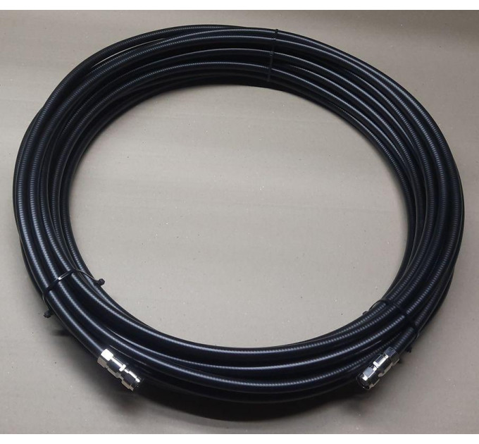 25м, 6ГГц, кабель коаксиальный 1/2" superflexible с разъемами N-type(male) <-> N-type(male)