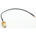 Пигтейл, 15см, IPEX и SMA female, кабель RF 1.37