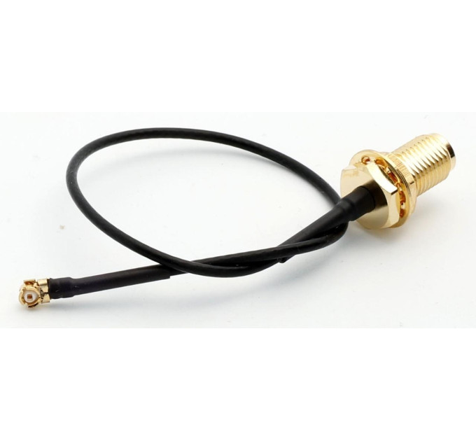 Пигтейл, 15см, IPEX и SMA female, кабель RF 1.37