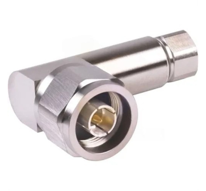 Разъем N-male для фидера 1/4" угловой Amphenol AFA-181-2