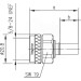 Разъем N male для кабеля TZC 500 32 - Telegaertner J01020A0127
