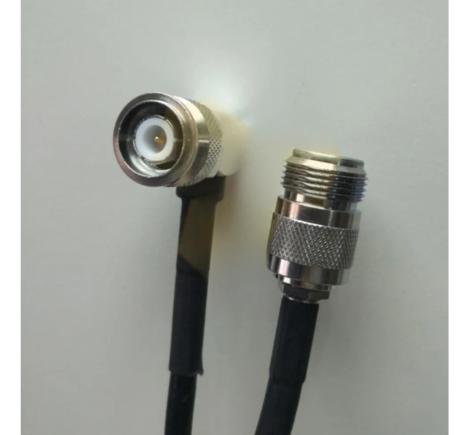 Кабельная сборка RG-58 TNC-male/N-female 2 м Telegartner угловой