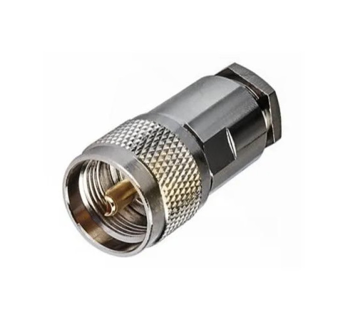 Разъем UHF male для кабеля RG 8 (RG213) пайка