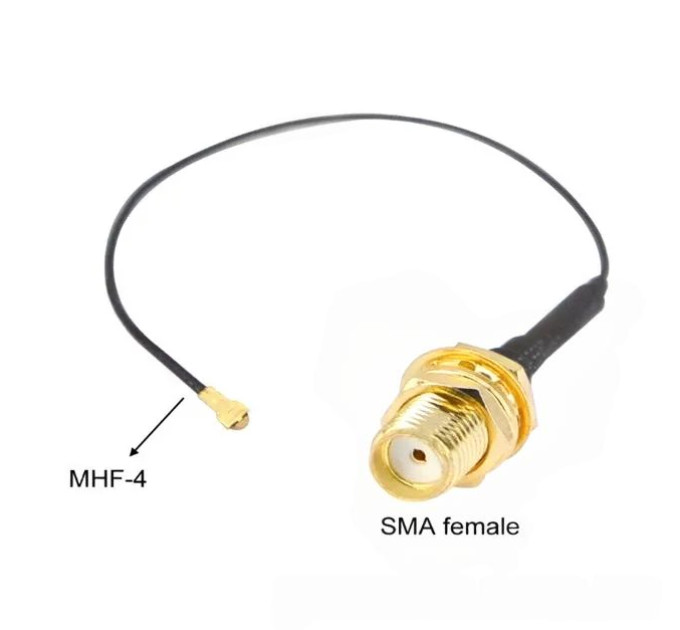 Пигтейл MHF4 завдовжки 15 см SMA female