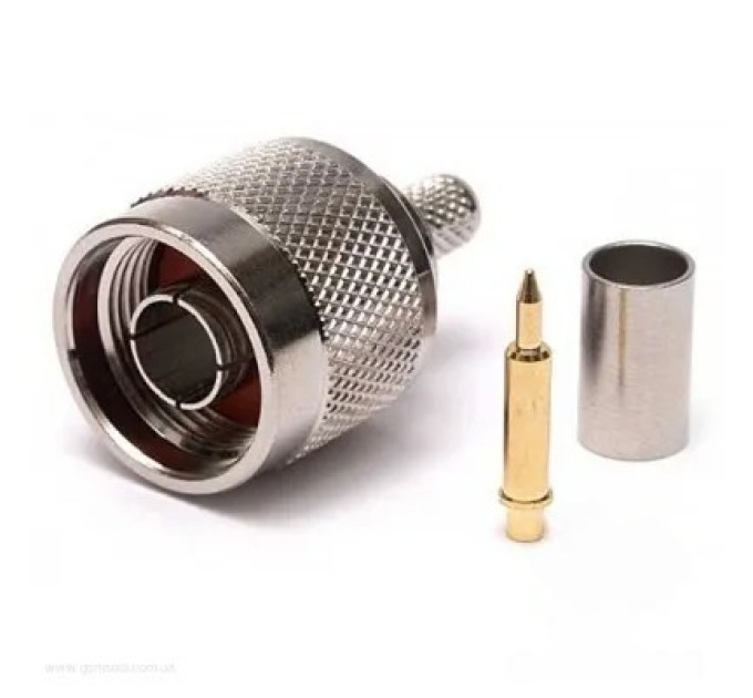 Разъем N-male для кабеля RG-58 под обжим