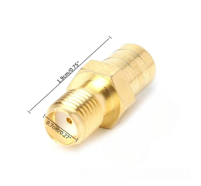 Переходник SMA female - SMB female