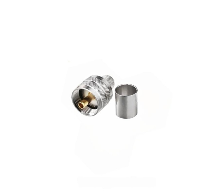 Разъем UHF male для кабеля RG 8 (RG213) пайка