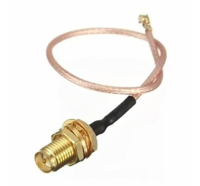 Пигтейл завдовжки 10 см RG178 RP-SMA female/IPX U.fl