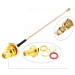 Пигтейл завдовжки 10 см RG178 RP-SMA female/IPX U.fl