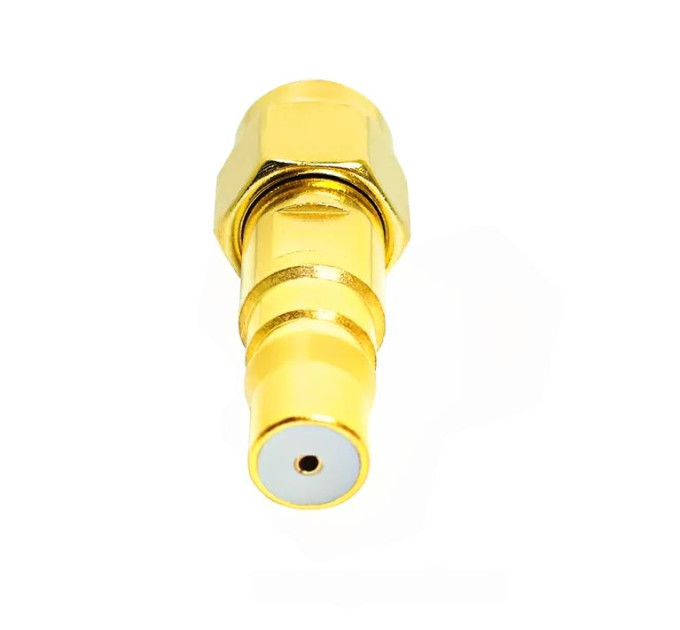 Перехідник RP-SMA male - QMA female Gold