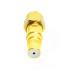 Перехідник RP-SMA male - QMA female Gold