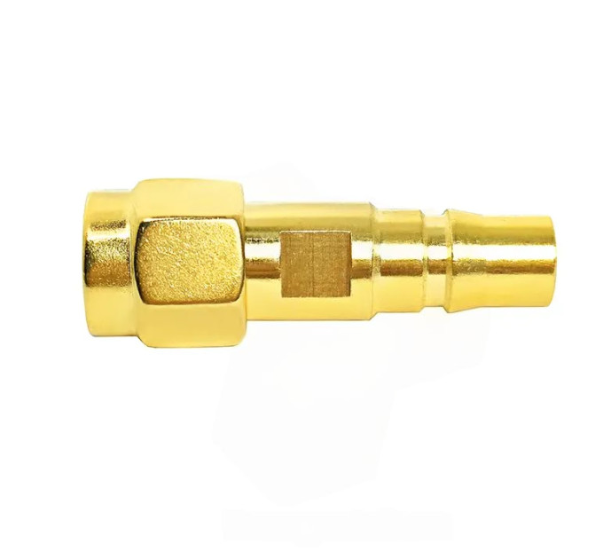 Перехідник RP-SMA male - QMA female Gold