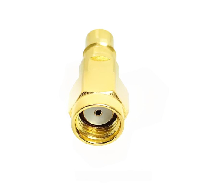 Перехідник RP-SMA male - QMA female Gold
