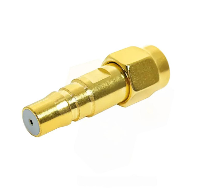 Перехідник RP-SMA male - QMA female Gold