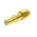 Перехідник RP-SMA male - QMA female Gold