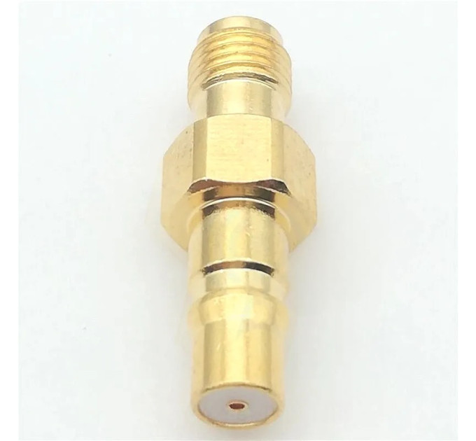 Перехідник SMA female - QMA female Gold