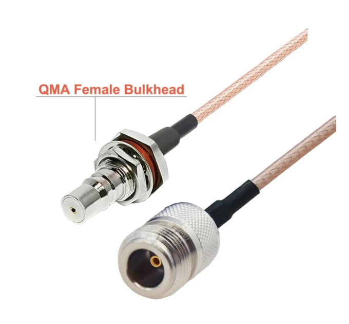 Пігтейл QMA female - N female кабельна сбірка