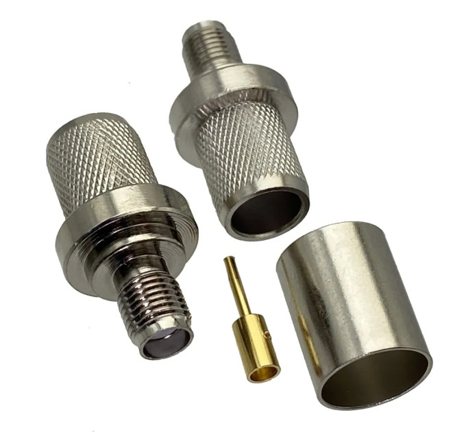 Разъем SMA female для кабеля RG-8 обжим