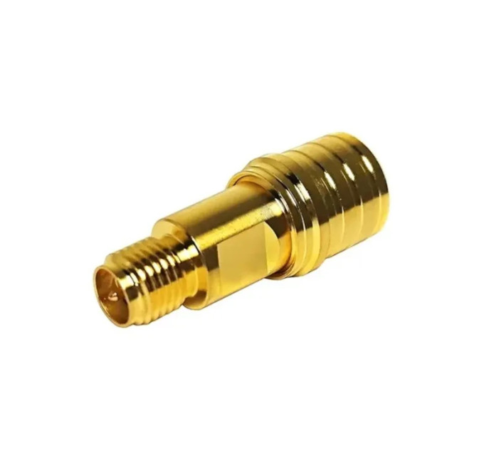 Перехідник RP-SMA female - QMA Male Gold