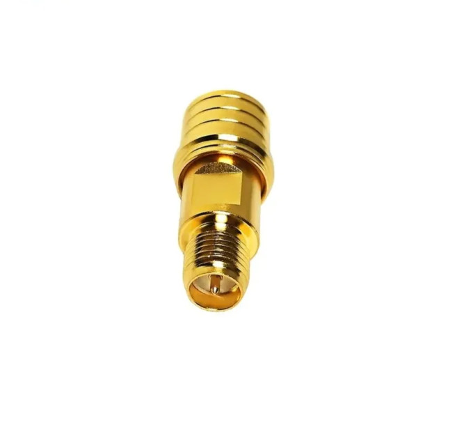 Перехідник RP-SMA female - QMA Male Gold