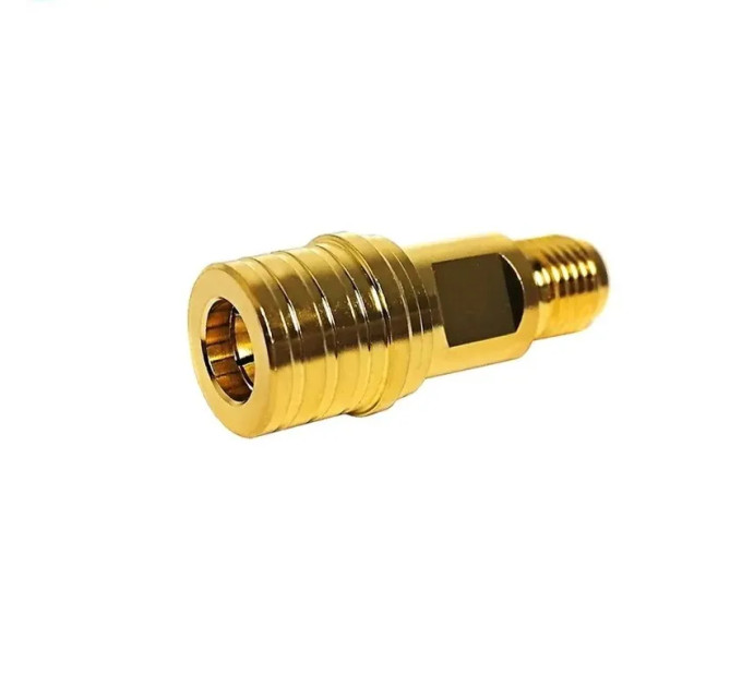 Перехідник RP-SMA female - QMA Male Gold