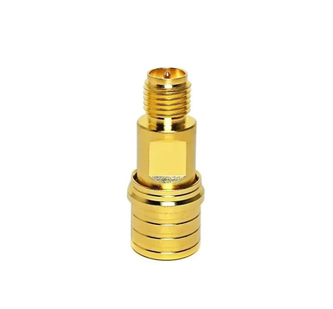 Перехідник RP-SMA female - QMA Male Gold