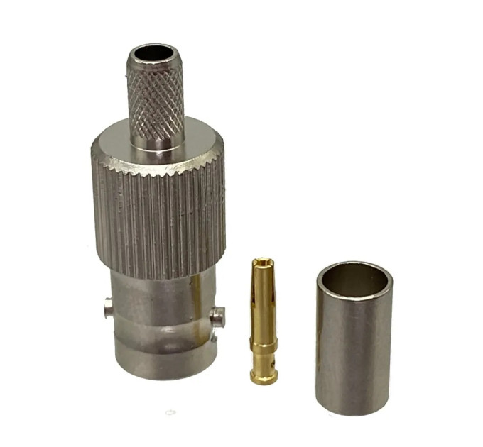 BNC female под кабель RG-58 (RG142 LMR195 RG400)