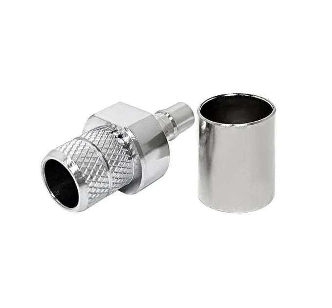 Разъем QMA-female для кабеля RG8 (RG213) обжим