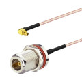 Пигтейл MMCX male - N female Bulkhead