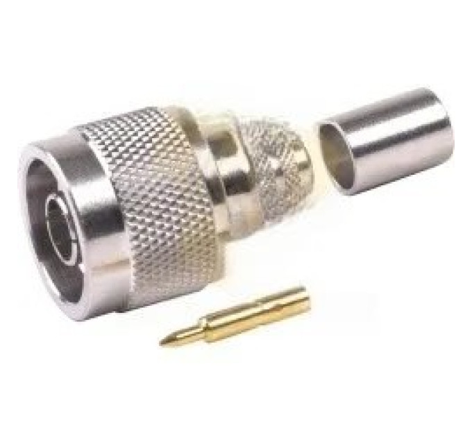 Разъем N-male для кабеля RG-6 обжим