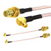 Антенный переходник пигтейл RP SMA female - MMCX male