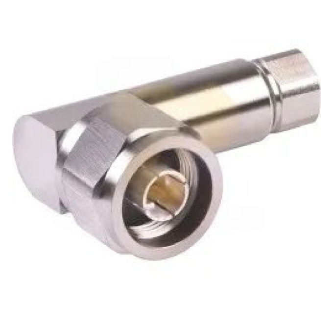 Разъем N-male для фидера 1/4" угловой