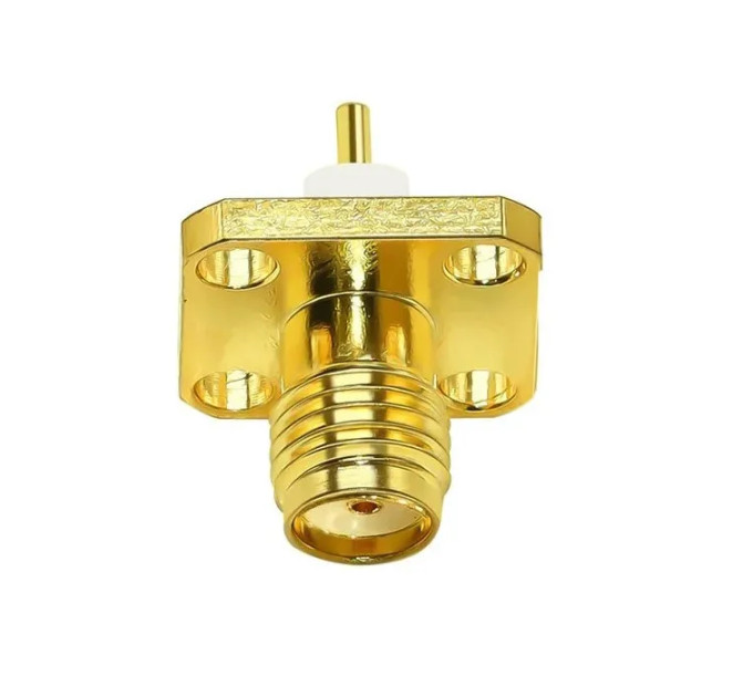 Фланец SMA-female PCB 4 отверстия
