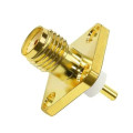 Фланец SMA-female PCB 4 отверстия