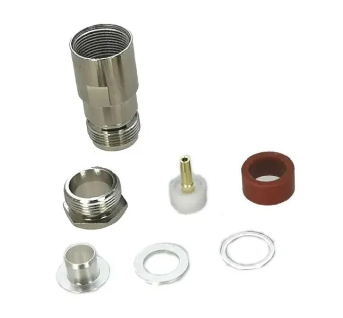 Разъем N female для кабеля RG-8 (RG213) пайка