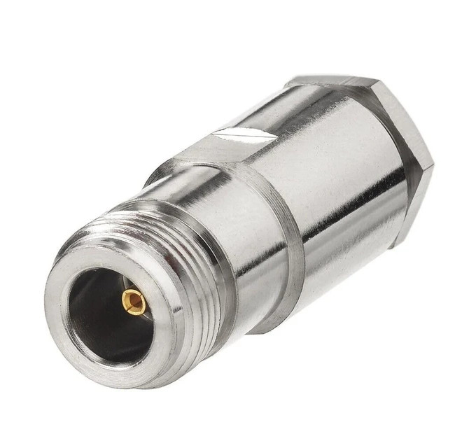 Разъем N female для кабеля RG-8 (RG213) пайка