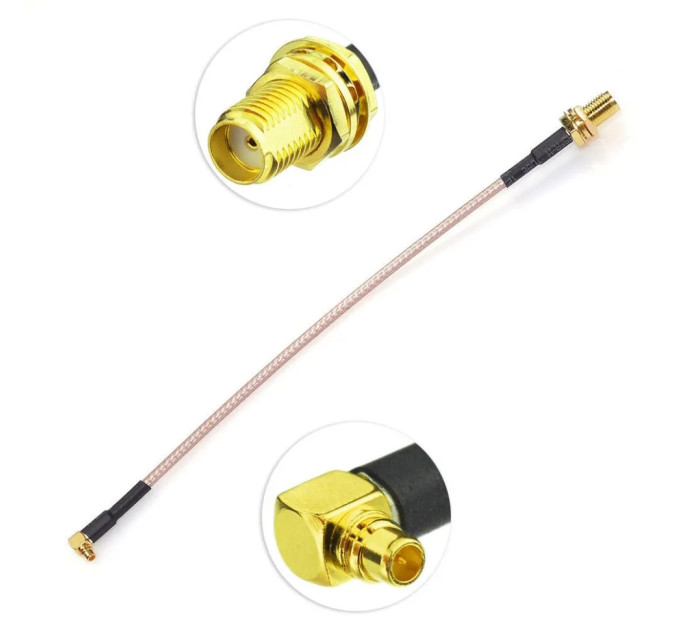 Антенный переходник пигтейл SMA female - MMCX male