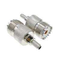 Разъем UHF female для кабеля RG58 (RG223)