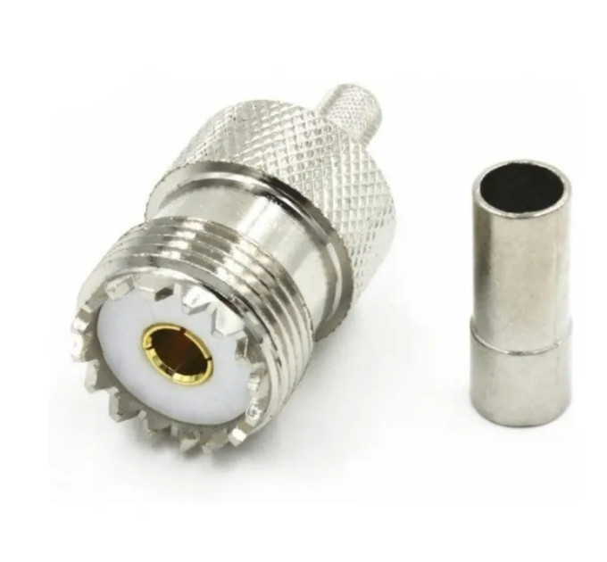 Разъем UHF female для кабеля RG58 (RG223)