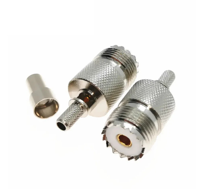 Разъем UHF female для кабеля RG58 (RG223)