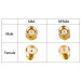 Переходник RP-SMA female - SMA female